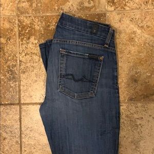 7 For All Mankind Kimmie Straight Leg Jean Size 28